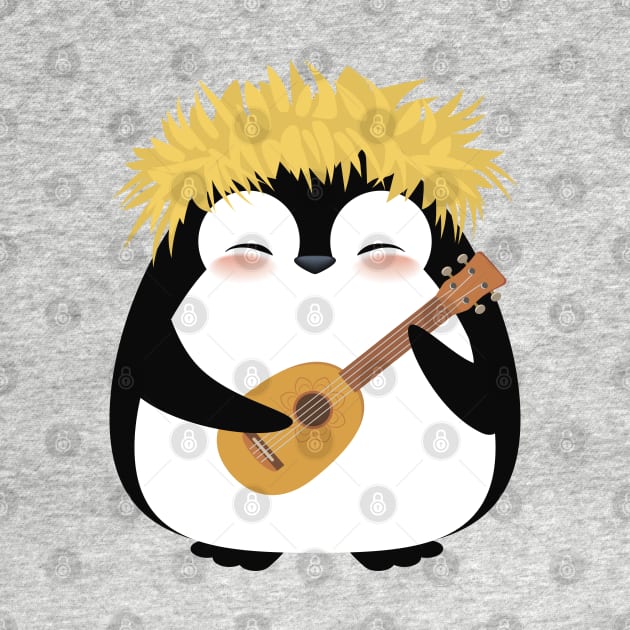 Play ukulele guitar like a penguin. by CraftCloud